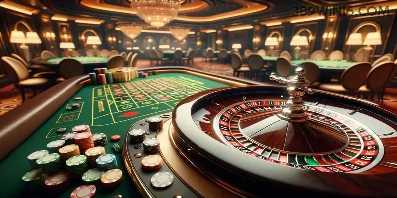 Roleta e blackjack 389win